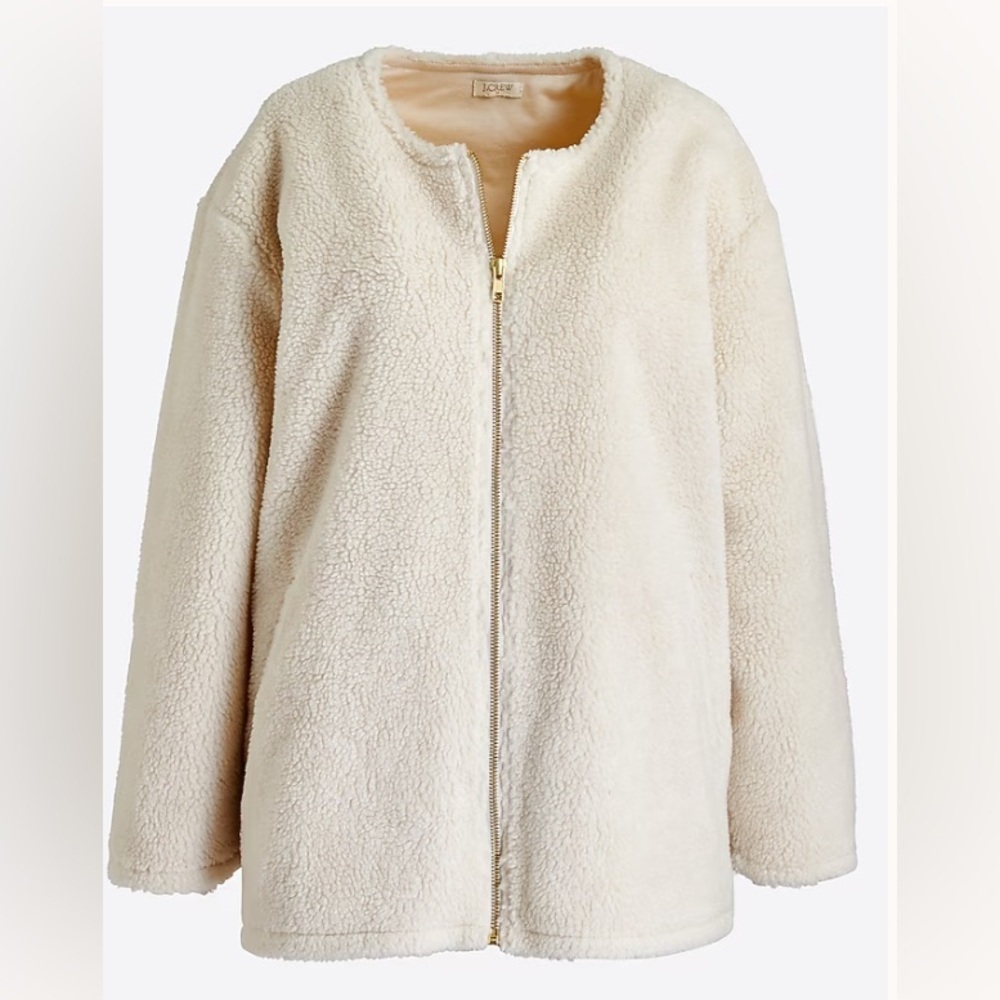 J. Crew Sherpa Bomber Jacket